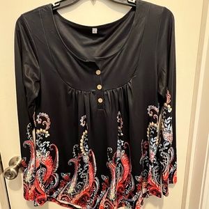 Long sleeve blouse